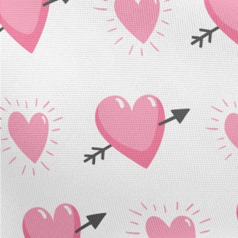 Heart-piercing Arrow Heart Pongee