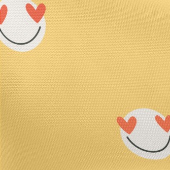 Love Eyes Smiley Face Pongee