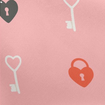 Love Lock Key Pongee
