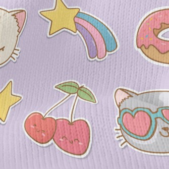 Love Glasses Cat Stretch Jersey