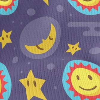 Big Eyes Sun Stars Moon Stretch Jersey