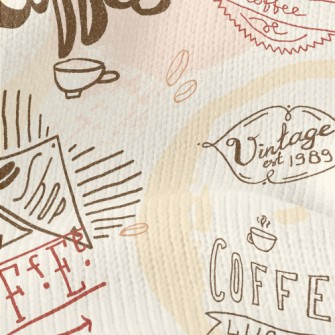 Advertising Coffee Text Stretch Jersey