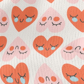 Close Eyes Shy Love Stretch Jersey