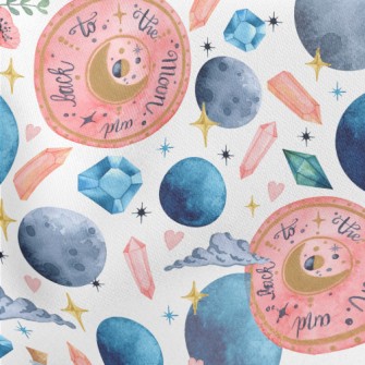 Mysterious Cosmic Gem Lightweight Cotton Poplin