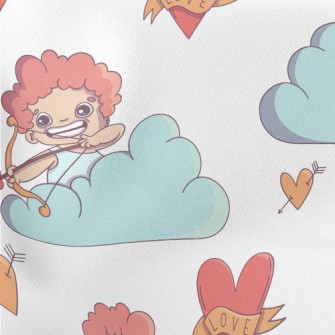 Little Cupid Boy Lightweight Cotton Poplin