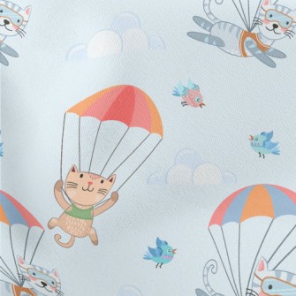 Glider Cat Lightweight Cotton Poplin