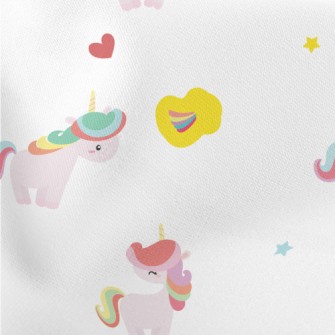 Cute Unicorn Lightweight Cotton Poplin