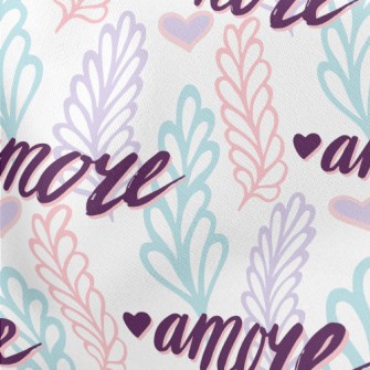 Love Words Lightweight Cotton Poplin