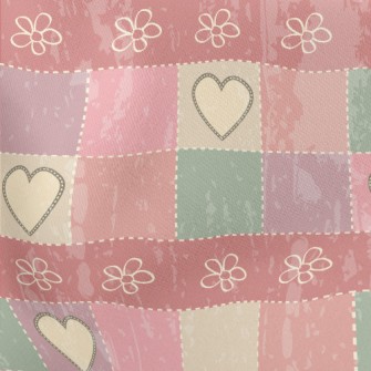 Patchwork Love Plaid Lightweight Cotton Poplin