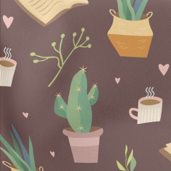 Healing Succulents Lightweight Cotton Poplin