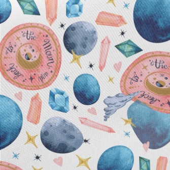Mysterious Cosmic Gem Midweight Cotton Poplin