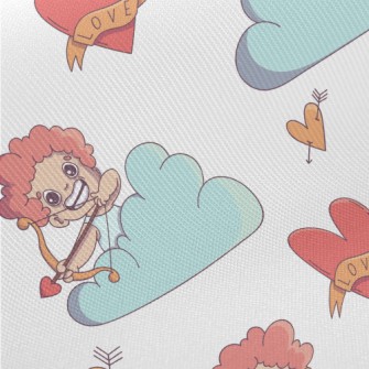 Little Cupid Boy Midweight Cotton Poplin