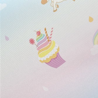 Fantasy Gradient Unicorn Midweight Cotton Poplin