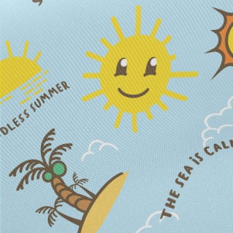 Summer Seaside Vacation Midweight Cotton Poplin