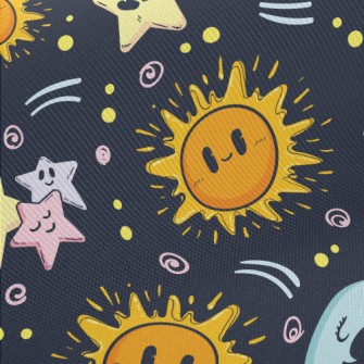 Sun And Stars Family Midweight Cotton Poplin