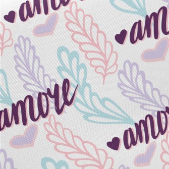 Love Words Midweight Cotton Poplin