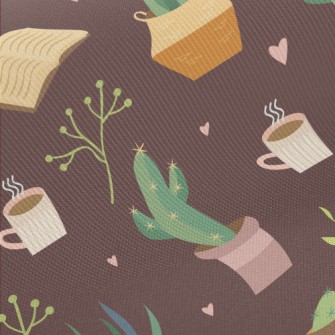 Healing Succulents Midweight Cotton Poplin