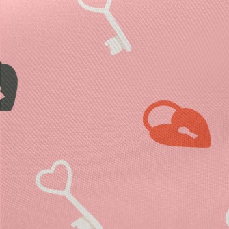 Love Lock Key Midweight Cotton Poplin