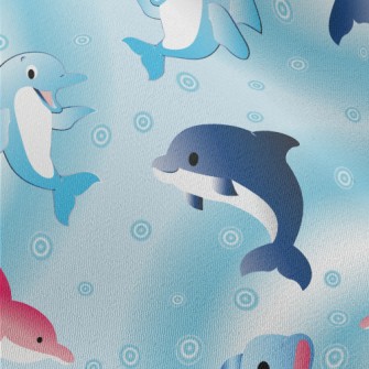 Happy Dolphin World Chiffon