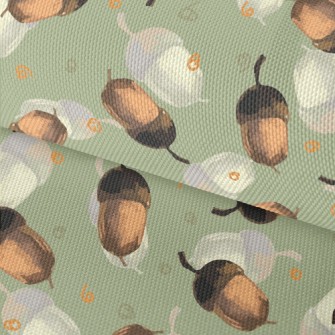 Hand Painted Two-color Acorn Waterproof Oxford