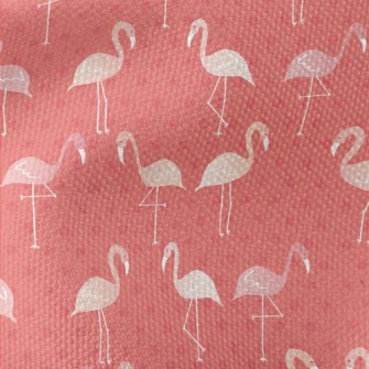 Cute Hand Drawn Flamingo Waterproof Canvas