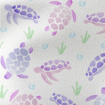 Pink And Purple Watercolor Tur Waterproof Canvas