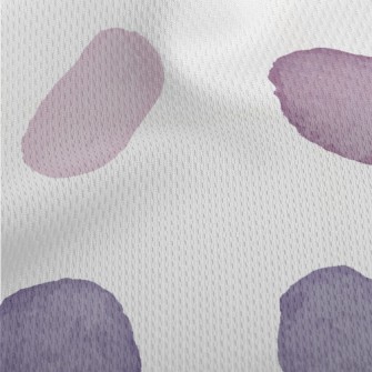 Colorful Watercolor Dots Athletic Mesh Flat Back