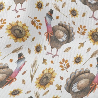 Hand Drawn Thanksgiving Turkey Terry