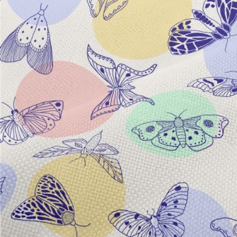 Line Butterfly And Dots Performance Linen