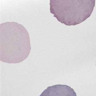 Colorful Watercolor Dots Twill