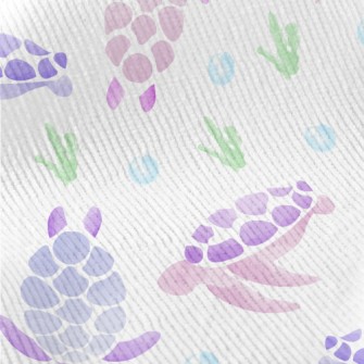 Pink And Purple Watercolor Tur Standard Corduroy