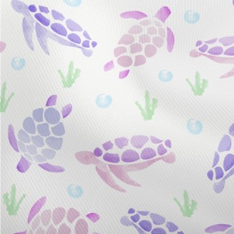 Pink And Purple Watercolor Tur Dobby