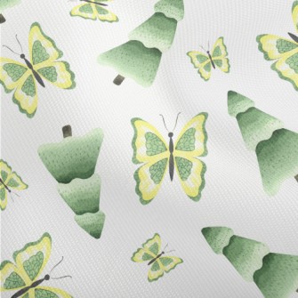 Forest Trees And Butterflies Dobby