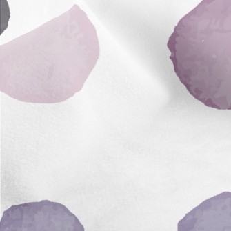 Colorful Watercolor Dots Micro Fleece