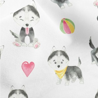 Lively Husky Baby Micro Fleece