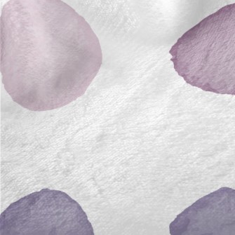 Colorful Watercolor Dots Minky