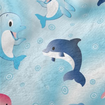 Happy Dolphin World Minky