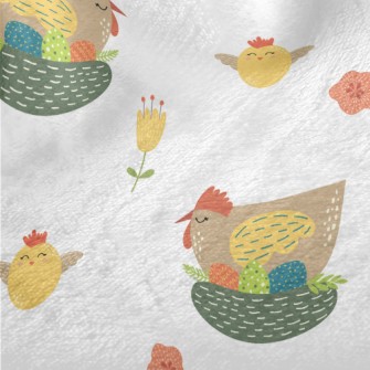 Easter Hen And Eggs Minky