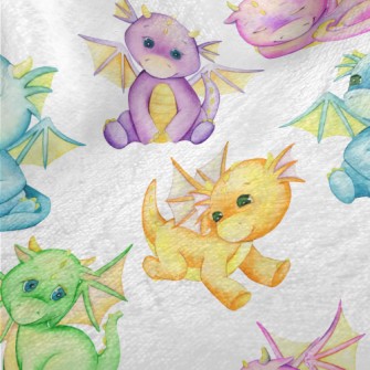 Fairytale Dragon Baby Minky