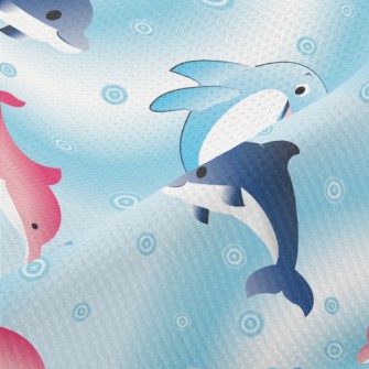 Happy Dolphin World Piqué