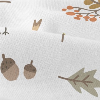 Cute Autumn Birds Modern Jersey
