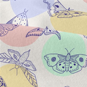 Line Butterfly And Dots Modern Jersey