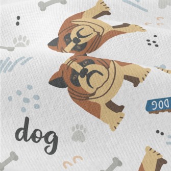 Hand Drawn Cartoon Pet Dog Modern Jersey