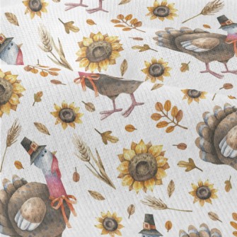 Hand Drawn Thanksgiving Turkey Modern Jersey