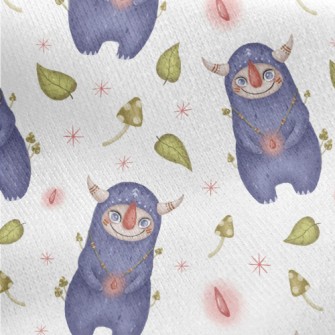 Friendly Forest Spirit Jersey Backed Fleece