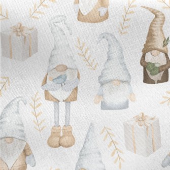 Mysterious Christmas Elf Jersey Backed Fleece