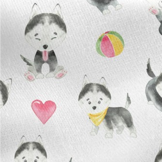 Lively Husky Baby Jersey Backed Fleece