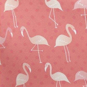 Cute Hand Drawn Flamingo Pongee