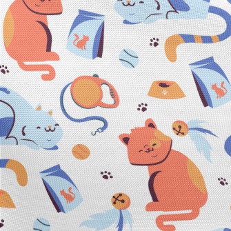 Lazy Pet Cat Pongee