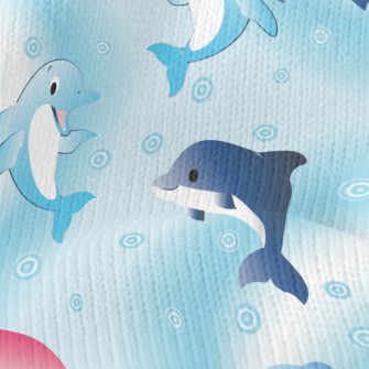 Happy Dolphin World Stretch Jersey